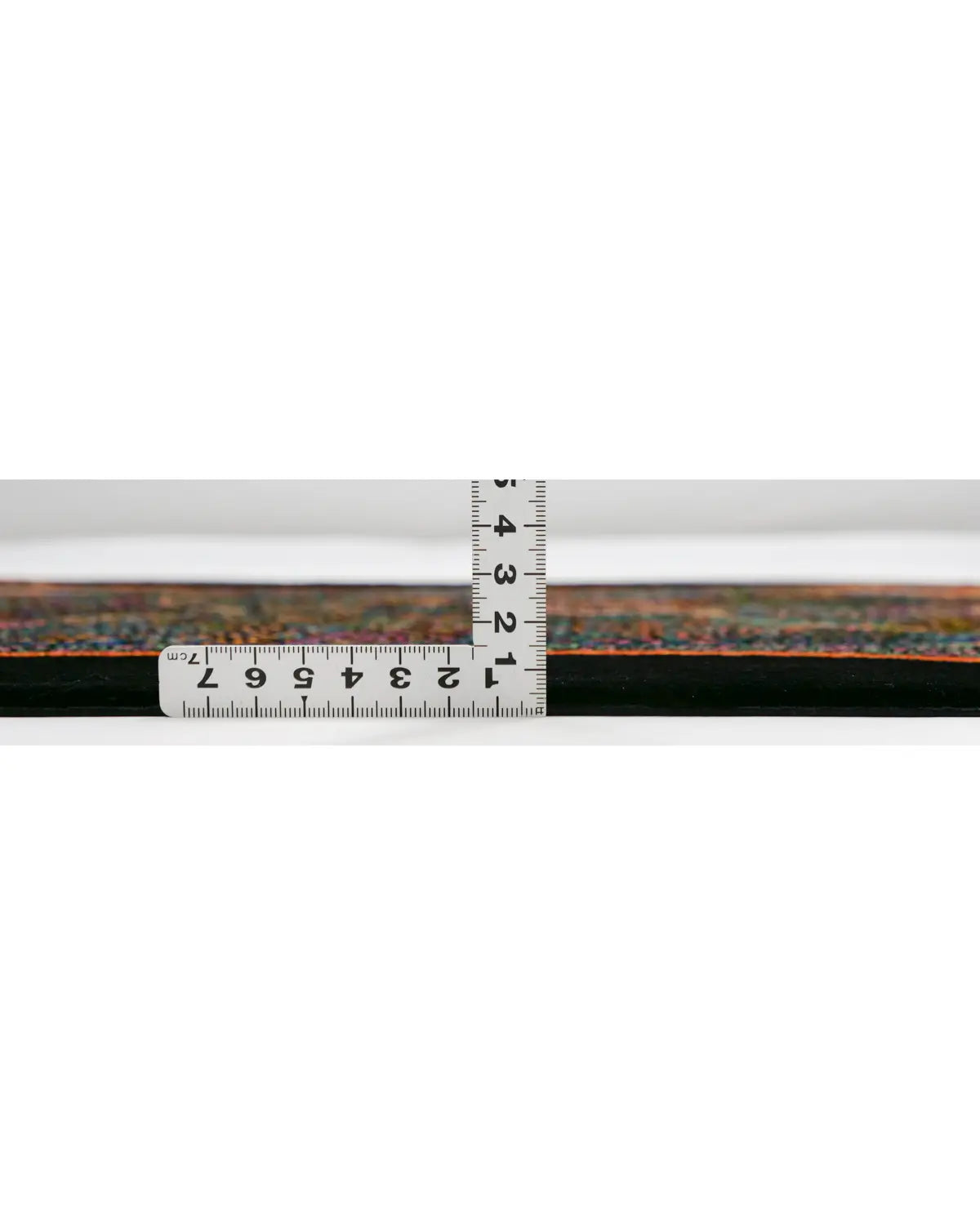 手織りシルク絨毯 ペルシャ クム 黒地 花柄