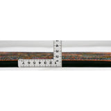 手織りシルク絨毯 ペルシャ クム 黒地 花柄