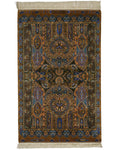 ペルシャ絨毯 クム産 ケラマティアン工房 シルク 約80×128cm
