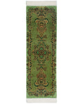 ペルシャ絨毯 クム産 ガヨミ工房 シルク 約42×142cm