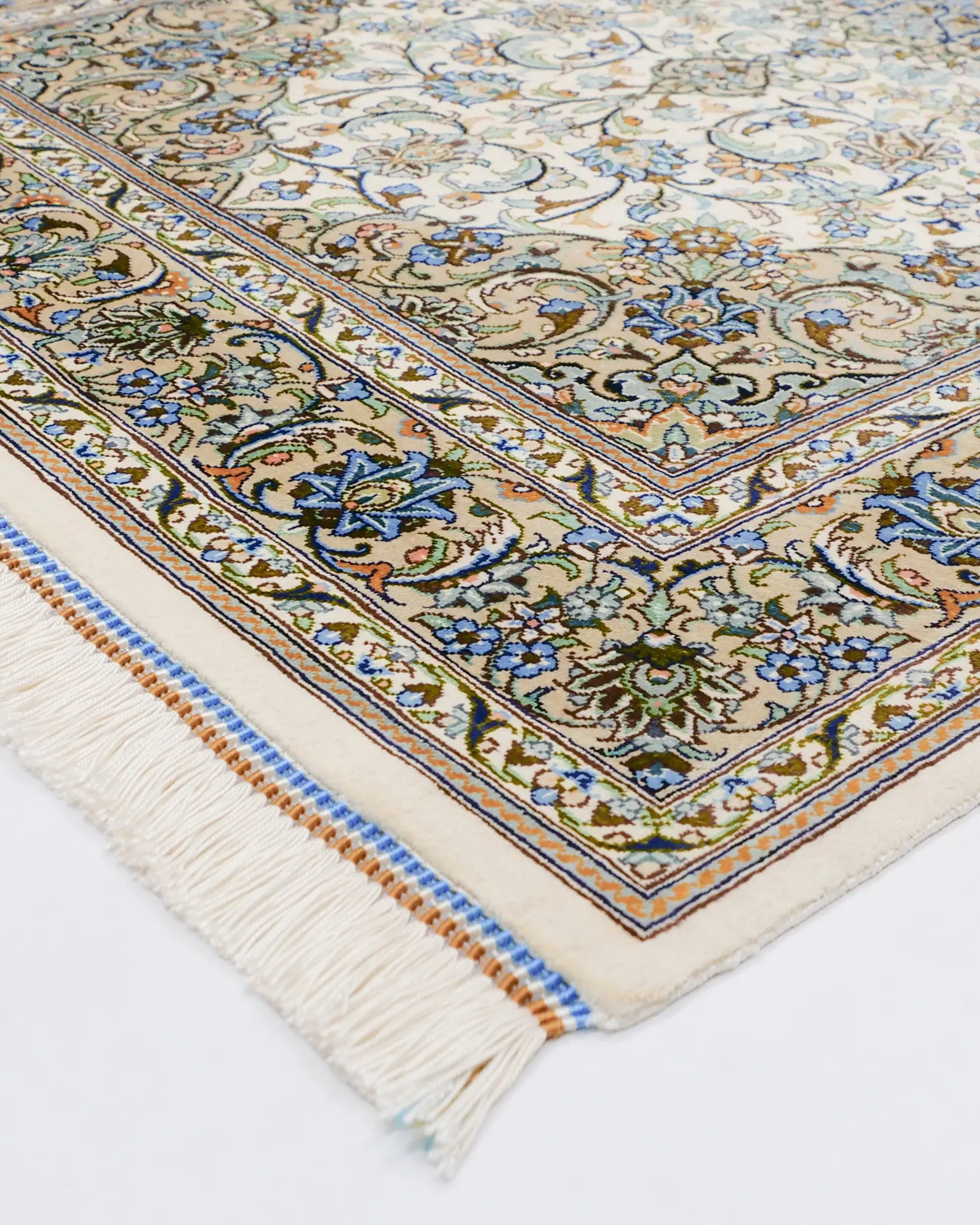 ペルシャ絨毯 カシャーン産 ヤディディ工房 シルク 約80cm x 120cm ペルシャ絨毯 カシャーン産 ヤディディ工房 シルク 約80cm x 120cm