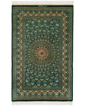 ペルシャ絨毯 クム産 カズミ工房 シルク 約78×122cm