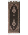 ペルシャ絨毯 タブリーズ産 ウール 約80×200cm