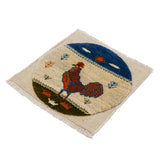 キリムギャッベ 約42cm x 42cm