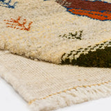 キリムギャッベ 約42cm x 42cm