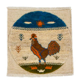 キリムギャッベ 約42cm x 42cm