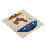 キリムギャッベ 約42cm x 42cm