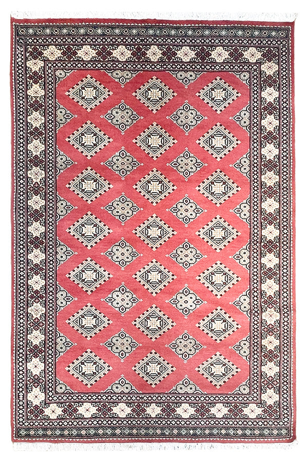 ピンク 絨毯 パキスタン