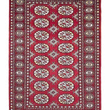 赤のパキスタン絨毯