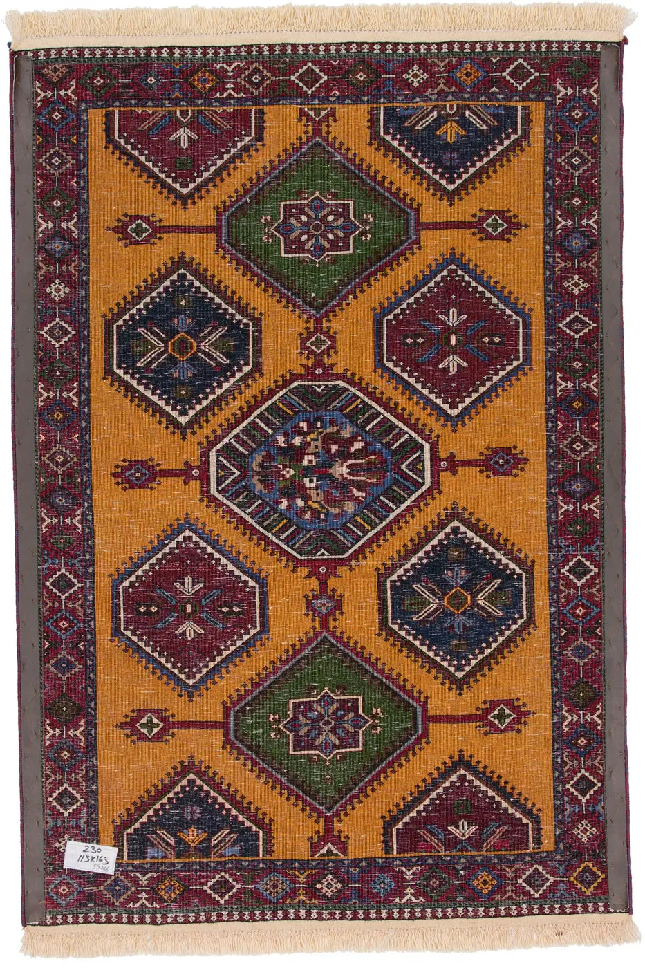 トライバルラグ ヤラメ 約113cm x 163cm|SATHI RUGS トライバルラグ ヤラメ 約113cm x 163cm|SATHI RUGS