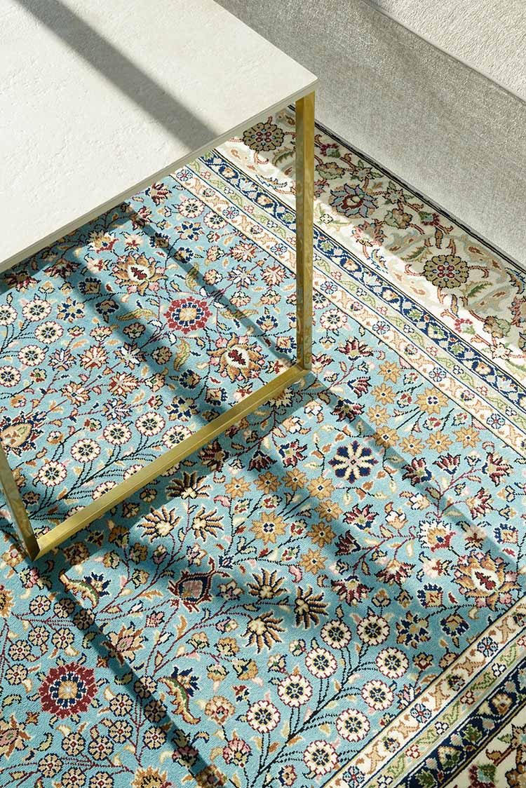 限定SALE格安1000￥start ペルシャ絨毯 290x192 手織り A653 美術品 タブリーズ産クリーニング済み Persia Carpet カーペット一般
