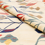 手織りウールキリム 朱色フレーム ファイン品質