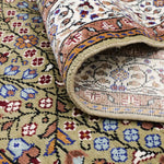 カイセリ産クラシックトルコ絨毯 ウール 約150×218cm 花柄デザイン