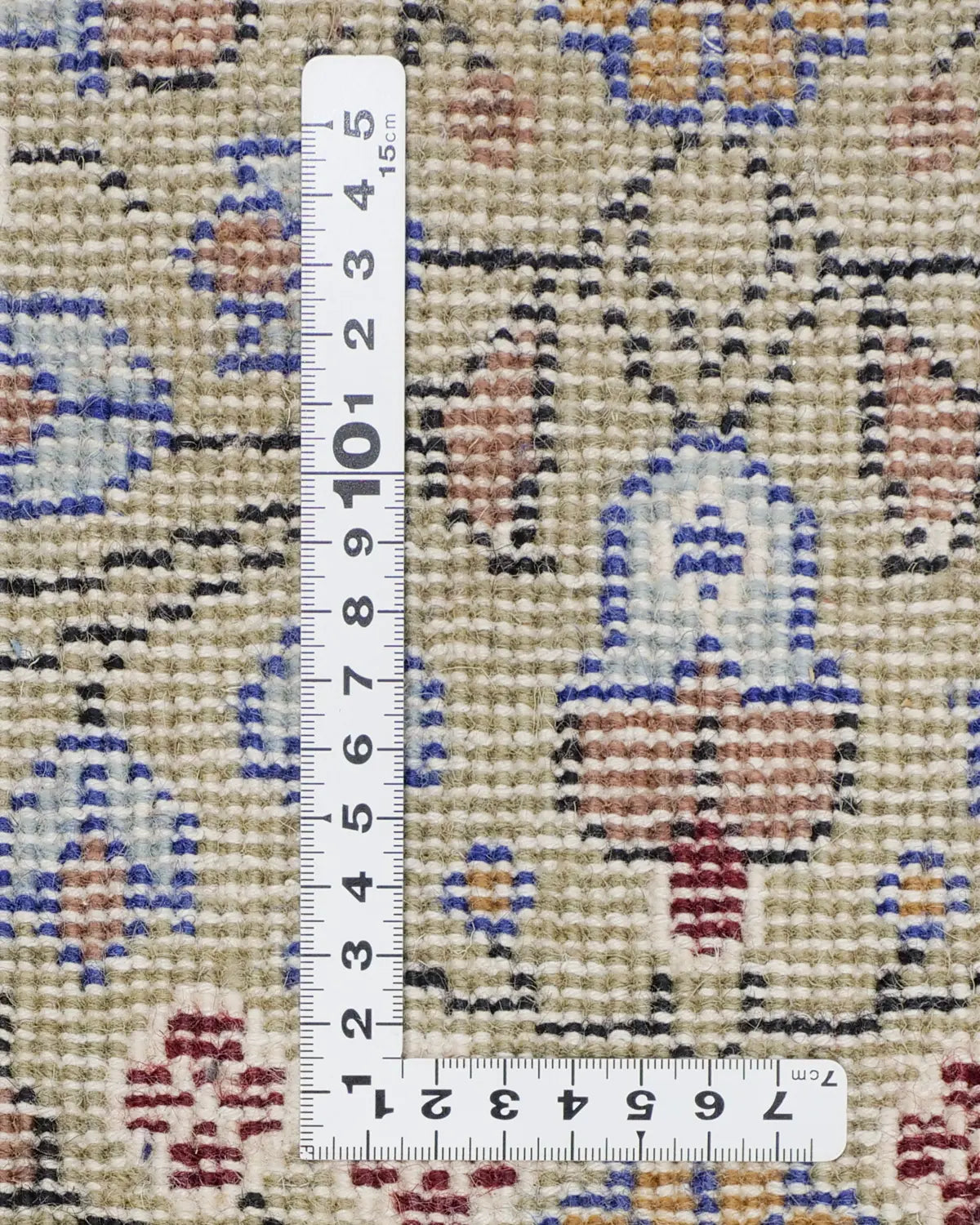 上質ウール使用 カイセリ産 手織りトルコ絨毯 花模様ラグ