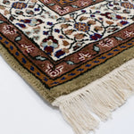 トルコ カイセリ産 ウール手織り絨毯 約150×218cm クラシック花模様