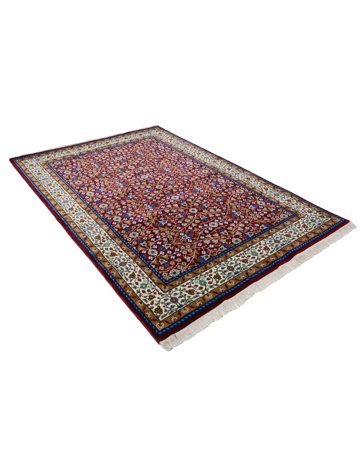 トルコ絨毯 カイセリ産 約153×215cm ウール 赤｜SATHI RUGS