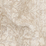 トルコ絨毯 ゼロパイル 約84cm x 134cm 淡いベージュ 手織り ラグ