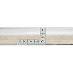トルコ絨毯 ゼロパイル 約84cm x 134cm 淡いベージュ 手織り ラグ