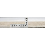 トルコ絨毯 ゼロパイル 約84cm x 134cm 淡いベージュ 手織り ラグ