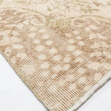 ゼロパイルラグ トルコ絨毯 ヴィンテージ 168x271cm ピンク 手織り