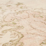 ゼロパイルラグ トルコ絨毯 ヴィンテージ 168x271cm ピンク 手織り