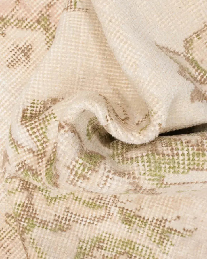 ゼロパイルラグ トルコ絨毯 ヴィンテージ 168x271cm ピンク 手織り