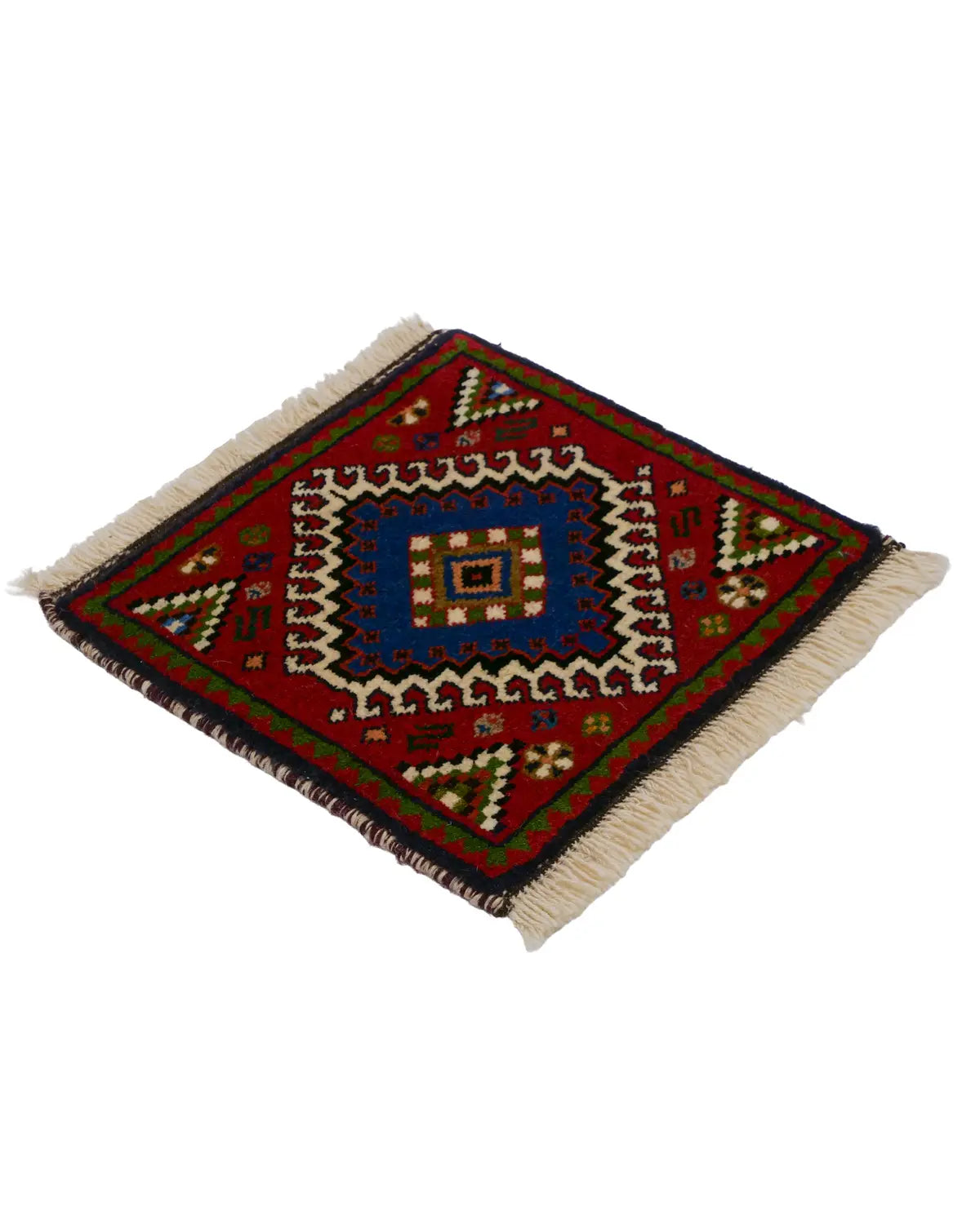 ペルシャ絨毯 ヤラメ 約40cm x 40cm|SATHI RUGS ペルシャ絨毯 ヤラメ 約40cm x 40cm|SATHI RUGS
