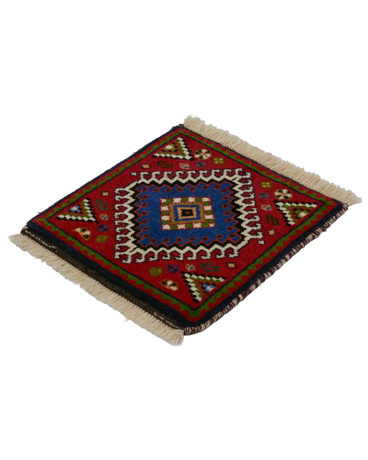 ペルシャ絨毯 ヤラメ 約40cm x 40cm|SATHI RUGS ペルシャ絨毯 ヤラメ 約40cm x 40cm|SATHI RUGS
