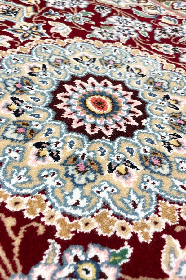 ペルシャ絨毯 ナイン産 ウール 63x91cm 手織りラグ ペルシャ絨毯 ナイン産 ウール 63x91cm 手織りラグ