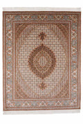 Persian Rug Tabriz Wool & Silk Approx. 156cm x 200cm