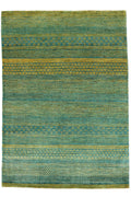 Persian Gabbeh Approx. 150cm x 211cm Emerald Green