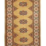 パキスタン絨毯　約70cm x 128cm