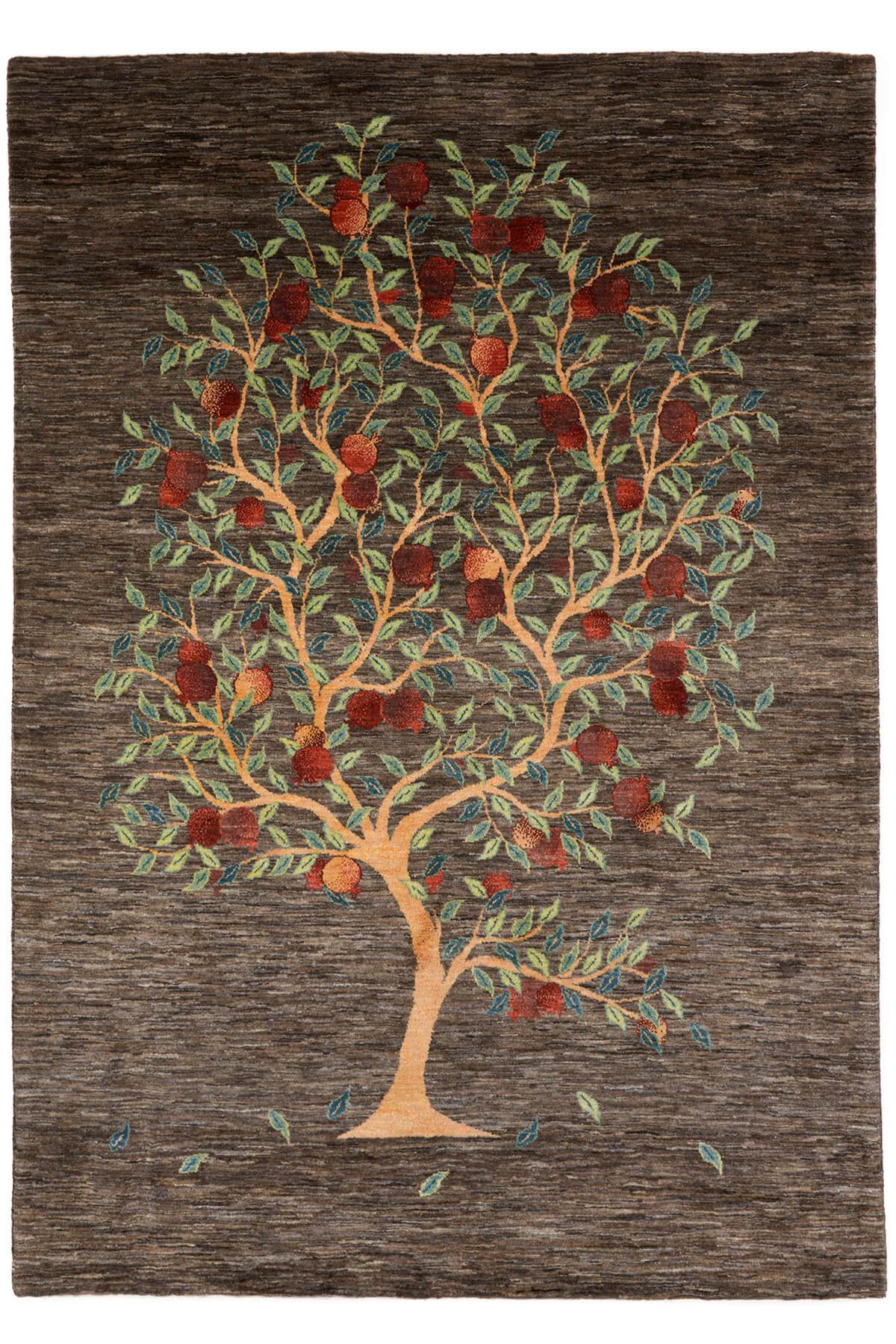 ギャッベ ペルシャ絨毯 ザクロの木