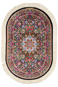 ペルシャ絨毯 クム産 シルク 約58×90cm