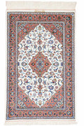 Persian Rug Kashan Silk Approx. 58cm x 89cm