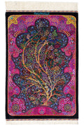 ペルシャ絨毯 クム産 シルク 約61×89cm