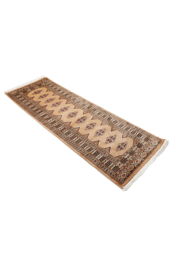 パキスタン絨毯　ランナー　約65cm x 182cm
