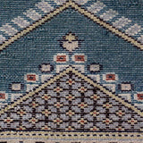 青色のパキスタン絨毯
