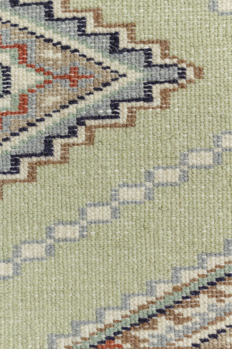 ニュージーランドウールのパキスタン絨毯 - 29594番、61cm x 85cmのサイズ。最上ランクの織り細かさとデザイン。