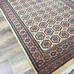 パキスタン絨毯 黄色 約92cm x 138cm リビング
