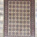 パキスタン絨毯 黄色 約92cm x 138cm リビング