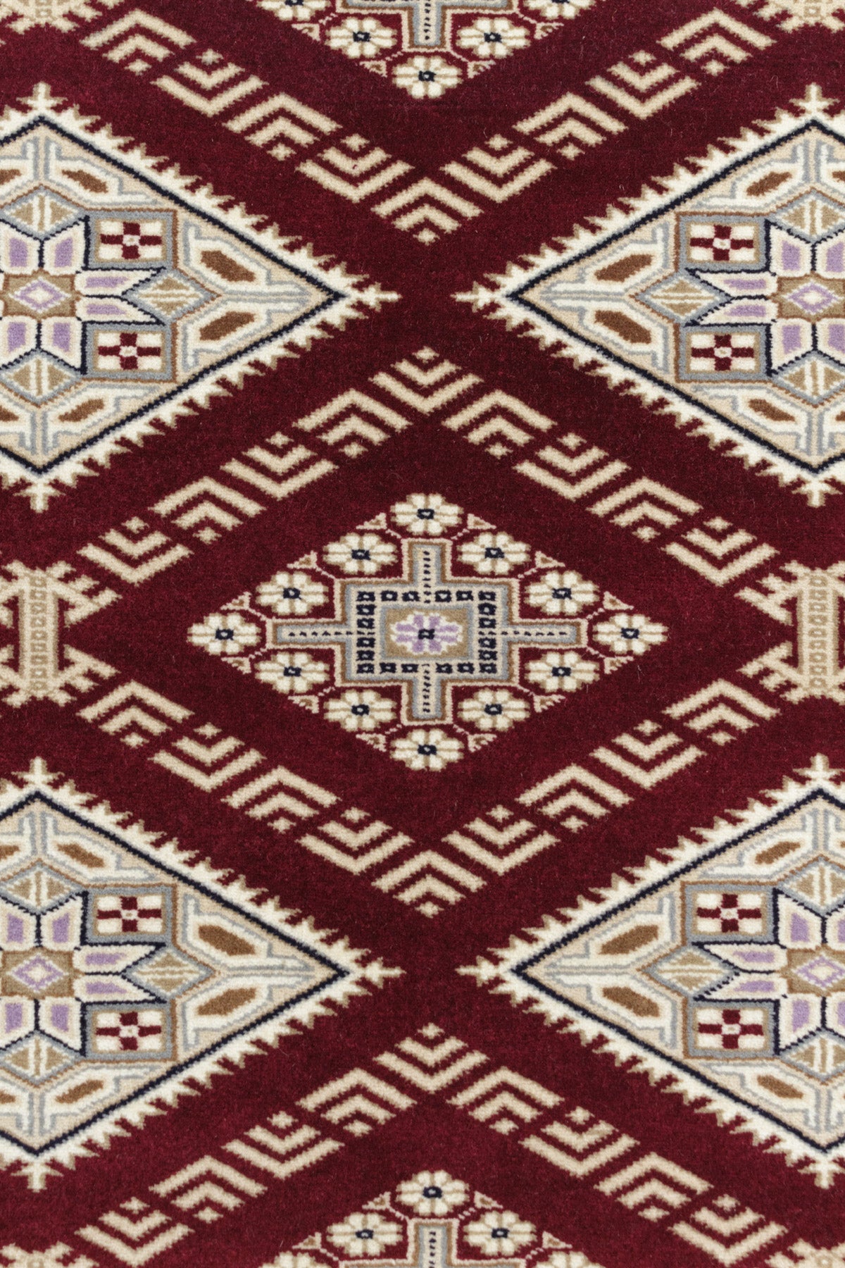 美しい赤色パキスタン絨毯