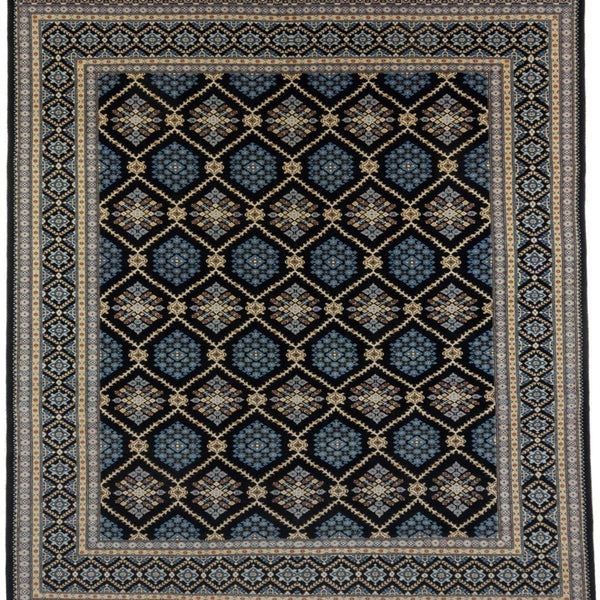 ラホール製 ウールパキスタン絨毯 | 緻密な織りと美しい模様 | サイズ