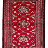 パキスタン絨毯　ファインクオリティ　約65cn x 96cm