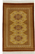 パキスタン絨毯 ファイン 約63×95cm