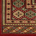 赤色のパキスタン絨毯(ペルシャデザイン)