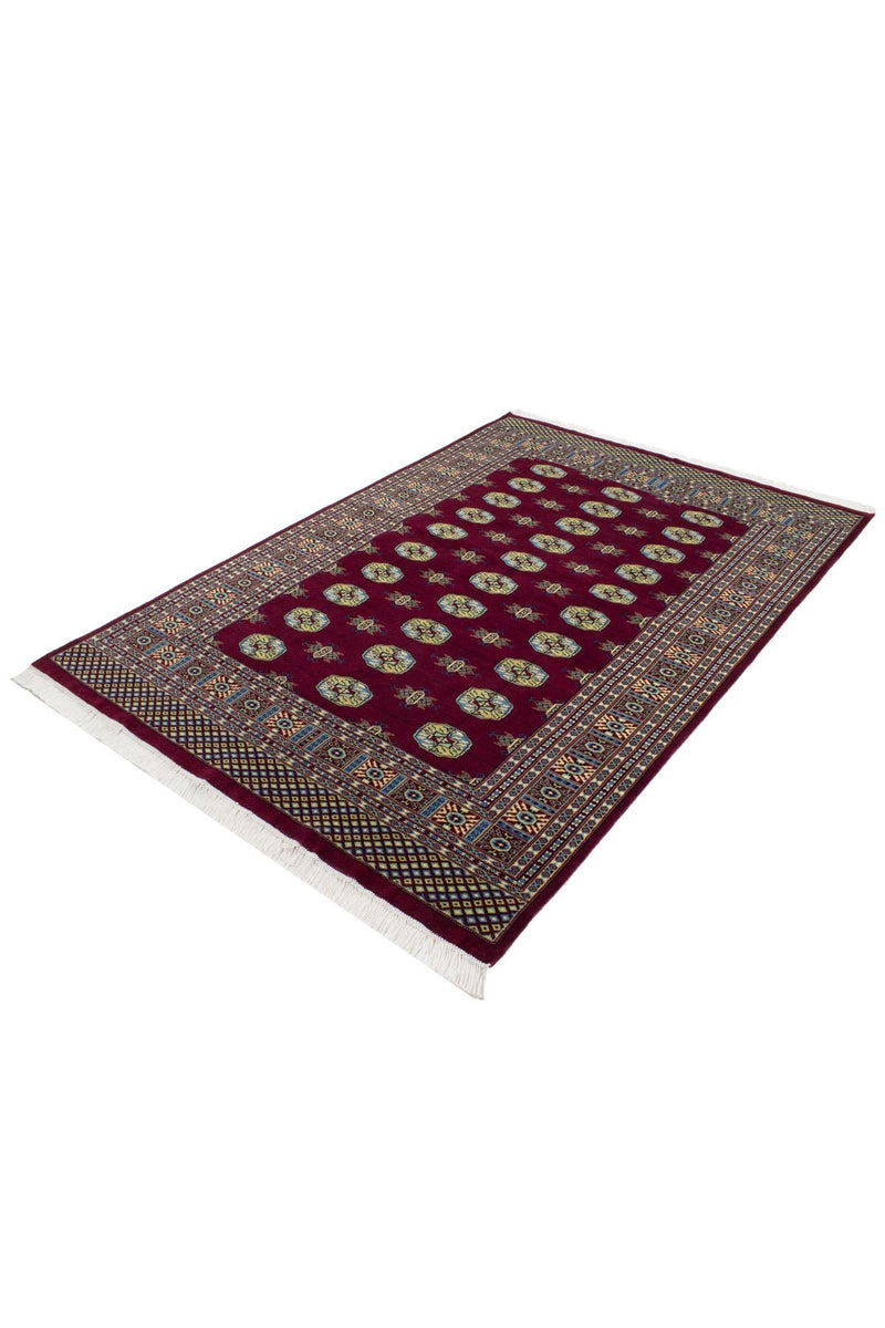 赤色のパキスタン絨毯ペルシャデザイン