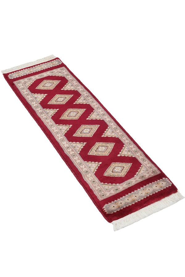 パキスタン絨毯　約29cm x 91cm