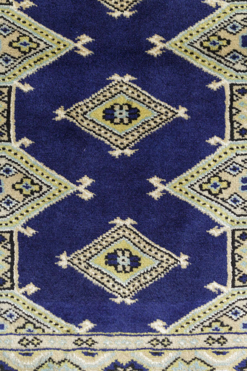 シルクとウール混の高級パキスタン絨毯