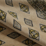 ウール製の幾何学模様が特徴的なパキスタン絨毯